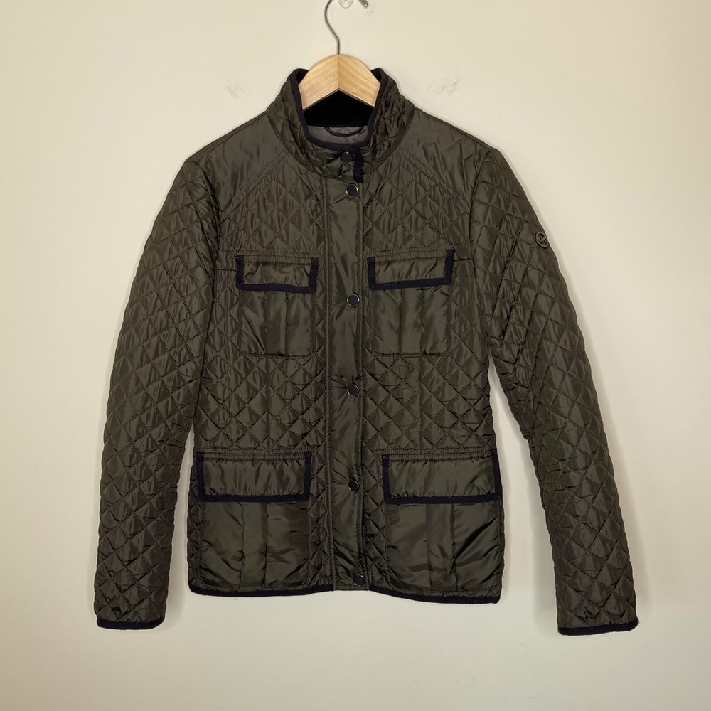 MICHAEL Michael Kors Women's Quilted Barn Chore Jacket country outdoors‎